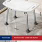 Adjustable Aviation Aluminum Japanese Ofuro Shower Stool