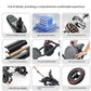 Foldable Electric Wheelchair, 10Ah Portable Electric Wheelchair, Powerful Motor, Lightweight Wheelchair