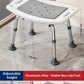 Adjustable Aviation Aluminum Japanese Ofuro Shower Stool