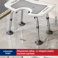 Adjustable Aviation Aluminum Japanese Ofuro Shower Stool