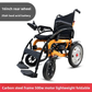 Lightweight Folding Electric Wheelchair for Elderly and Disabled