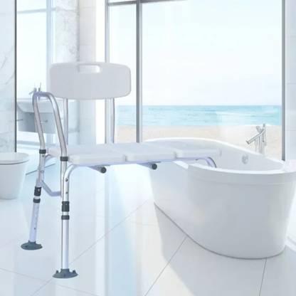 Adjustable Non-Slip Shower Chair and Bath Bench for Elderly and Disabled
