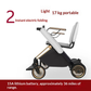 Lightweight Automatic Folding Electric Mobility Chair – 37.5 lbs, 18.6-Mile Range