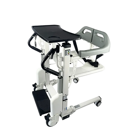 Electric Patient Lift & Transfer Chair with Commode – 265 lb Capacity