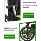 Heavy-Duty Foldable Upright Electric Wheelchair with 500W Motor