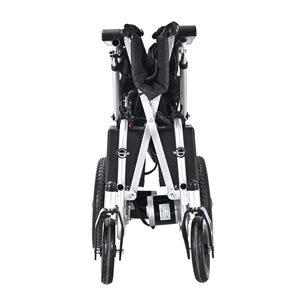 Folding Carbon Steel Electric Wheelchair with Dual 250W Motors