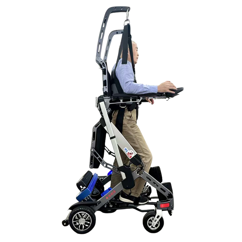 Intelligent Electric Standing Wheelchair and Rehabilitation Walking Robot