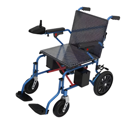 Foldable Carbon Steel Dual Motor Electric Wheelchair for Elderly