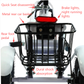 800W Foldable 3-Wheel 2-Seater Electric Mobility Scooter with Dual Baskets