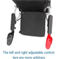 2026 Foldable Airline Approved Electric Wheelchair with 500W Dual Motors
