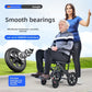 Wheelchair folding light portable travel ultra light simple small trolley disabled the elderly can fly air plane