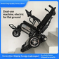 Portable Folding Electric Stair Climbing Wheelchair for Elderly