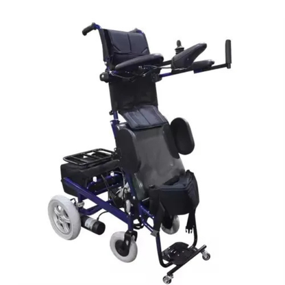 Heavy-Duty Foldable Upright Electric Wheelchair with 500W Motor