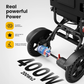 Electric Wheelchair for Adults - Lightweight, Foldable, Portable, All-Terrain, Motorized, Max Weight Capacity 300Lbs
