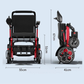 Ultra-Light Foldable Electric Wheelchair with 12A Lithium Battery