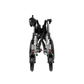 Folding Adjustable Electric Wheelchair with High Back and Steel Frame