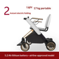 Lightweight Automatic Folding Electric Mobility Chair – 37.5 lbs, 18.6-Mile Range