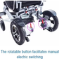 2026 Foldable Airline Approved Electric Wheelchair with 500W Dual Motors