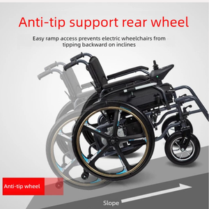 Lightweight Folding Electric Wheelchair with Lithium Battery