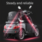 500W 4-Wheel Folding Electric Mobility Scooter with 31-Mile Range