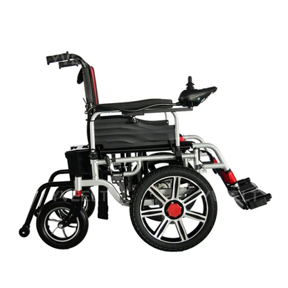 Strong Obstacle-crossing Ability Foldable Power Chair Electric Motorized Wheelchair with Big Front Tyre