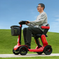 Foldable 4-Wheel Electric Mobility Scooter for Elderly, 250W 36V