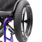 5802 All-Terrain Sports Wheelchair with Shock Absorbers and Snow Tires