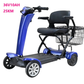 Folding 4-Wheel Electric Mobility Scooter for Adults