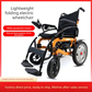 Lightweight Folding Electric Wheelchair for Elderly and Disabled