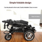 Portable Folding Electric Stair Climbing Wheelchair for Elderly