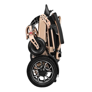 2026 Foldable Airline Approved Electric Wheelchair with 500W Dual Motors