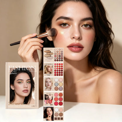 Face Makeup Set, Natural Shades, Radiant Finish, Long-Lasting Daily Wear