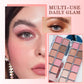 12-Color Eyeshadow Palette, Muted Shades with Matte & Glitter Finishes, Long-Lasting Eye Makeup