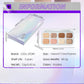 8-Color Shimmer Eyeshadow & Highlighter Palette, Highly Pigmented High-Gloss Finish, Long-Lasting Eye Makeup