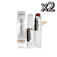 2-in-1 Color-Changing Foundation & Concealer Stick, Lightweight Long-Lasting Coverage, Portable Makeup Base