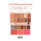21-Color All-in-One Eyeshadow and Blush Palette, Matte Shimmer and Glitter Shades with Dual Makeup Brush