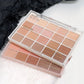 20-Color Nude Eyeshadow Palette, Neutral Earth Tones, Soft Powder, Waterproof Long-Lasting Eye Makeup