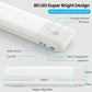 80 LED Under Cabinet Light, 12.6 Inch Rechargeable Motion Sensor Magnetic Lamp, USB-C Closet & Cupboard Light