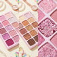15-Color Purple Eyeshadow Palette, Matte & Glitter Highly Pigmented Eye Makeup