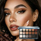 18-Color Earth Tone Matte Eyeshadow Palette, Neutral Shades, Highly Pigmented & Blendable, Long-Lasting Smudge-Proof Eye Makeup