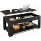 41" Lift Top Coffee Table with Hidden Storage Compartment & Rising Tabletop
