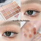 20-Color Nude Eyeshadow Palette, Neutral Earth Tones, Soft Powder, Waterproof Long-Lasting Eye Makeup