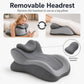 Multifunctional Memory Foam Prone Reading Pillow with Removable Headrest, Anti-Slip Base, Neck & Upper Body Support for Bed