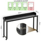 71-Inch Queen/Full Size Overbed Table with Wheels, Mobile Rolling Laptop Computer Desk with Heavy-Duty Metal Frame for Bedroom
