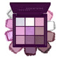 Purple Smoky Eyeshadow Palette, Matte & Shimmer Highly Pigmented Buildable Eye Makeup