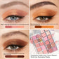 12-Color Eyeshadow Palette, Muted Shades with Matte & Glitter Finishes, Long-Lasting Eye Makeup