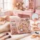 Cute Bear Eyeshadow Palette with Matte and Shimmer Shades, Warm Milk Tea Brown Eye Makeup