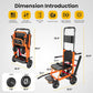Electric Stair-Climbing Wheelchair – 440 lbs Capacity, 120W Motor & 24V Removable Battery