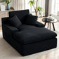 Corduroy Modular L-Shaped Cloud Sectional Sofa with Chaise – Spring Cushion Couch with Removable Washable Cover, No Assembly Required