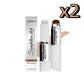 2-in-1 Color-Changing Foundation & Concealer Stick, Lightweight Long-Lasting Coverage, Portable Makeup Base